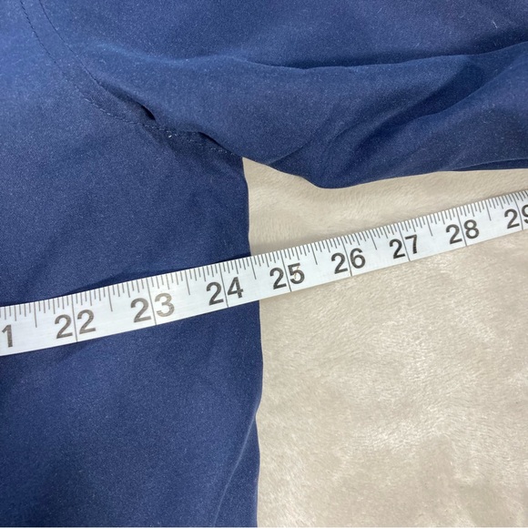 Guy Harvey Bomber Jacket Navy Blue Fish Print Full Zip Lined Blue Water Men Sz M - Picture 12 of 15